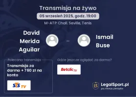 David Merida Aguilar - Ismail Buse gdzie oglądać?