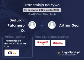 Dedura-Palomero D. - Arthur Gea gdzie oglądać?