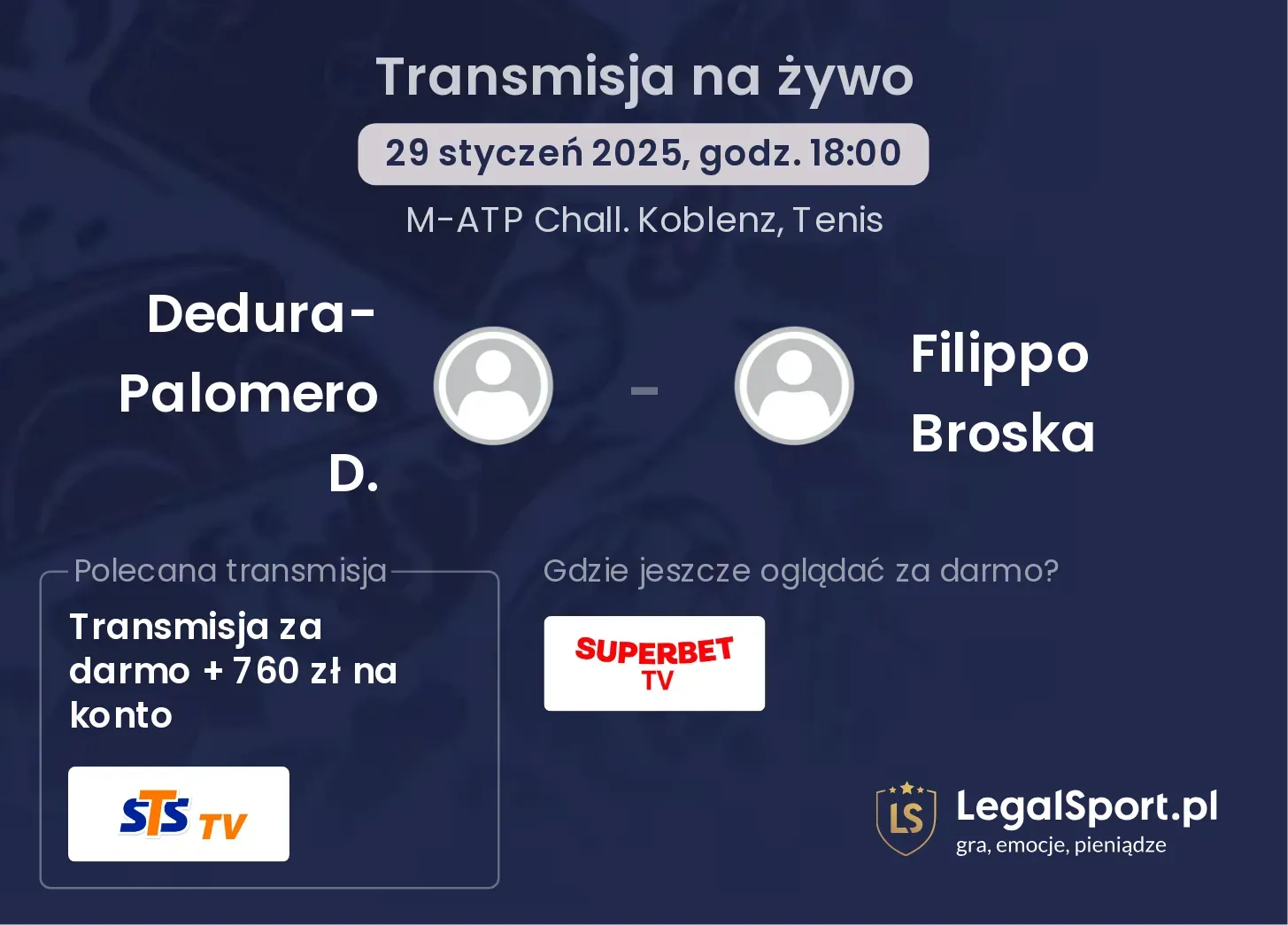 Dedura-Palomero D. - Filippo Broska gdzie oglądać?
