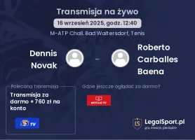Dennis Novak - Roberto Carballes Baena gdzie oglądać?