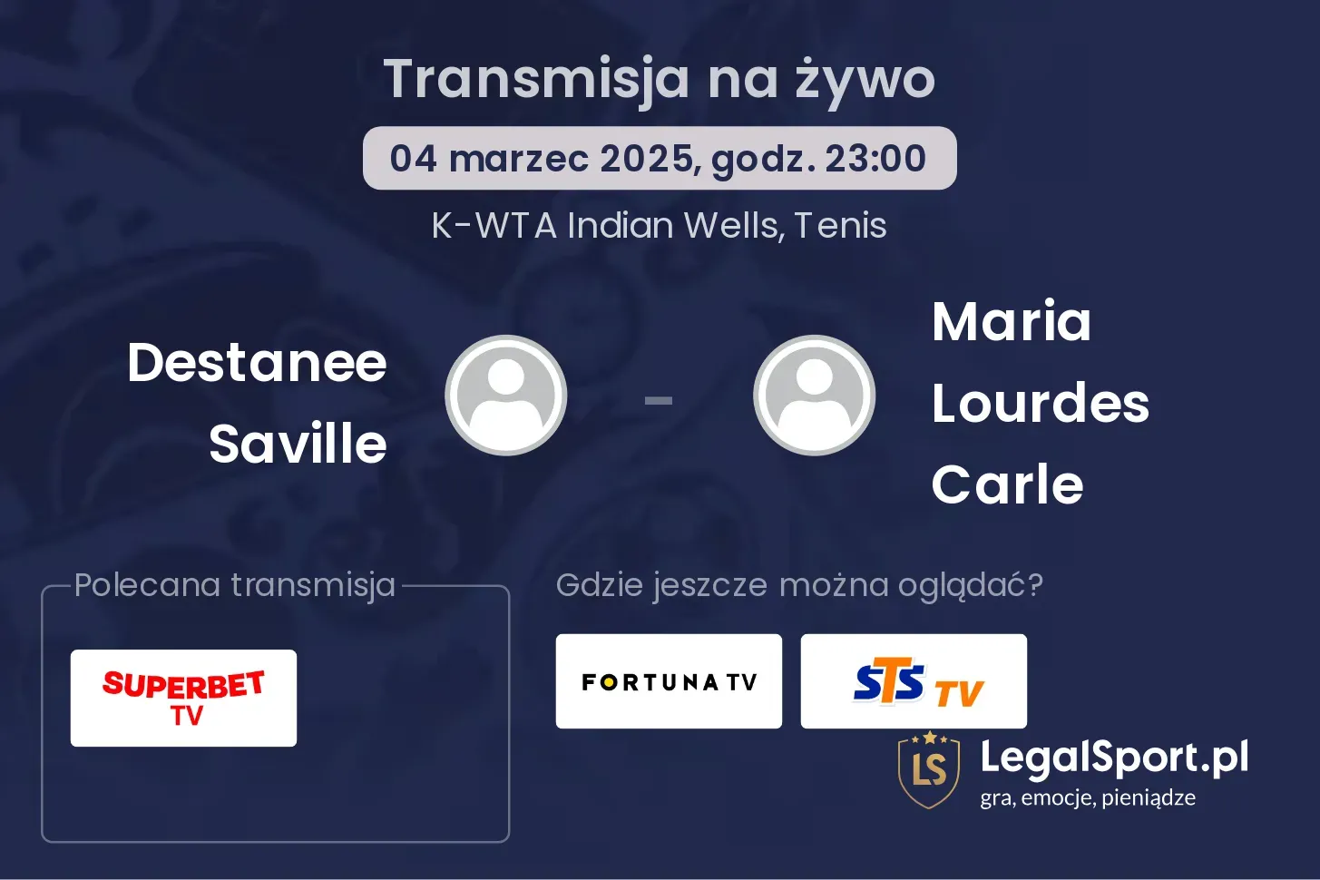 Destanee Saville - Maria Lourdes Carle gdzie oglądać?