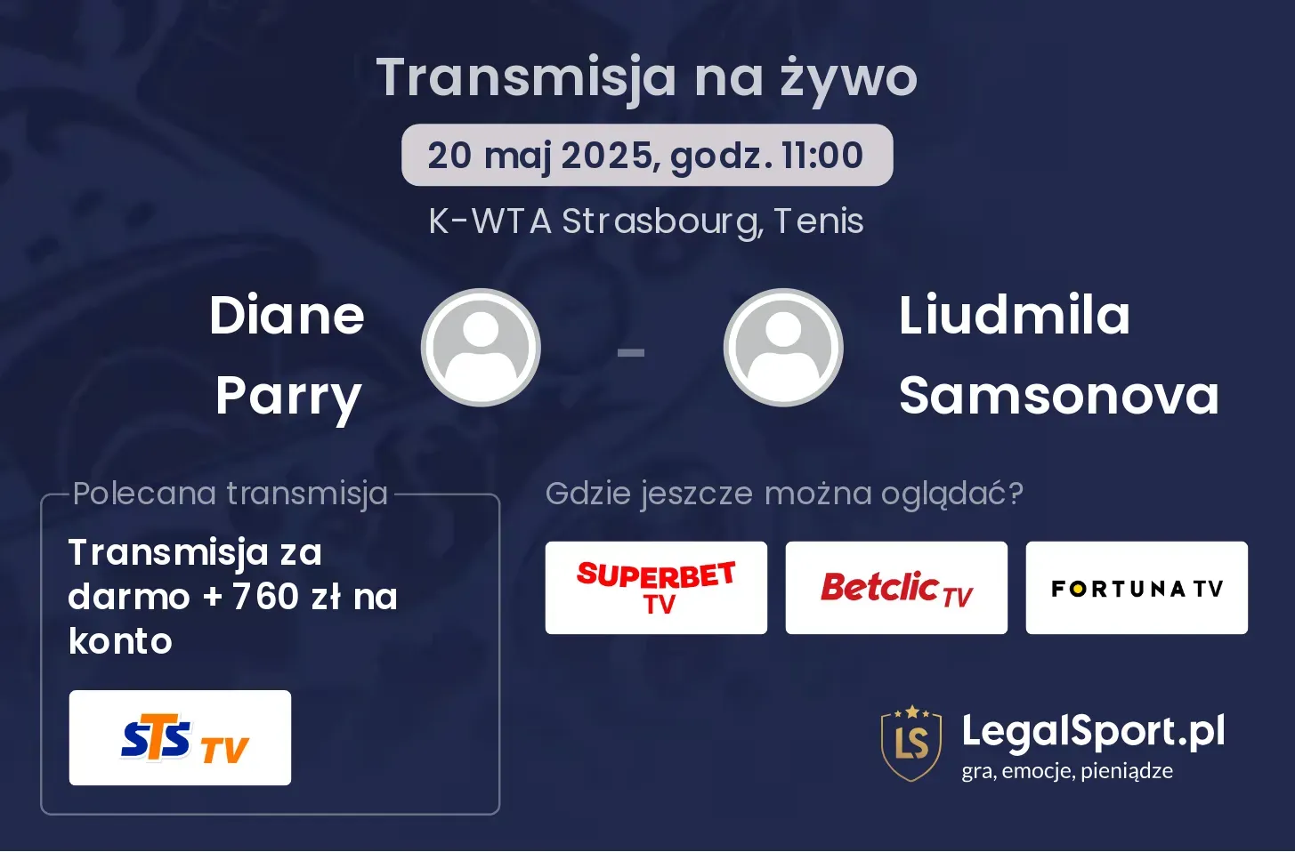 Diane Parry - Liudmila Samsonova gdzie oglądać?