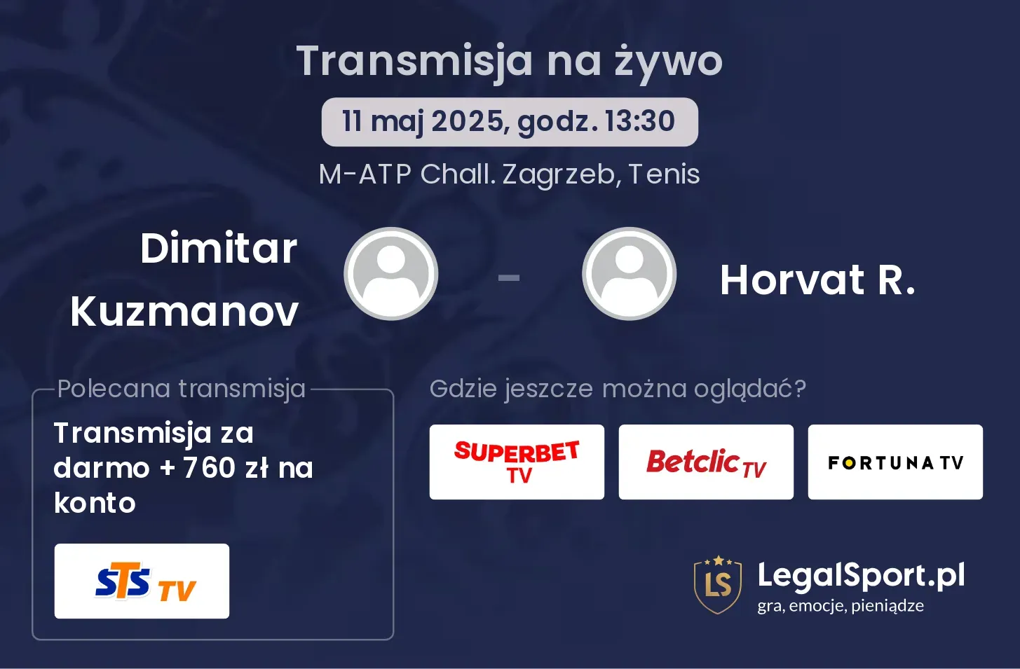 Dimitar Kuzmanov - Horvat R. transmisja na żywo