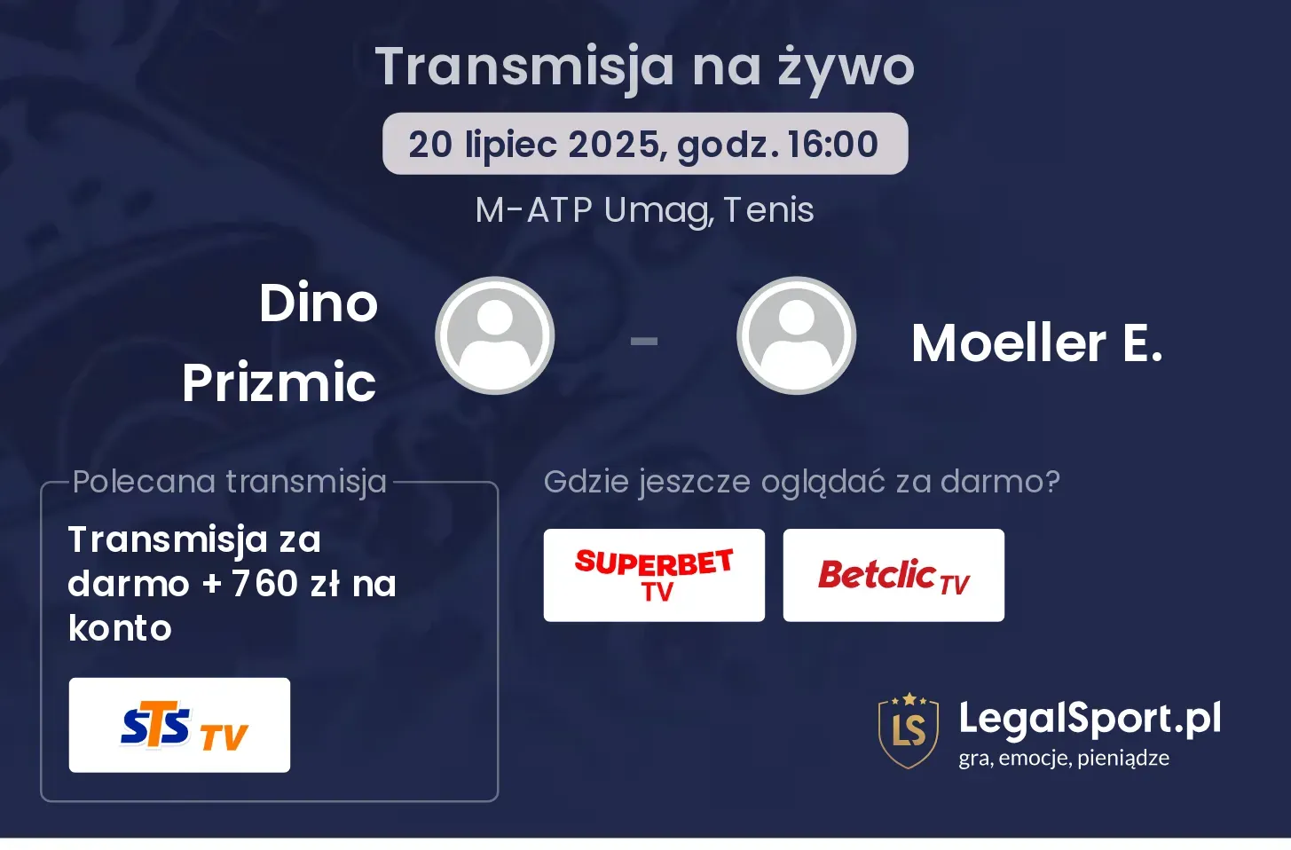 Dino Prizmic - Moeller E. gdzie oglądać?