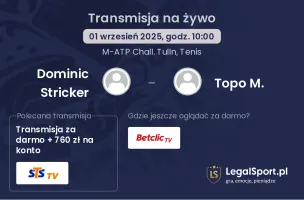 Dominic Stricker - Topo M. gdzie oglądać?
