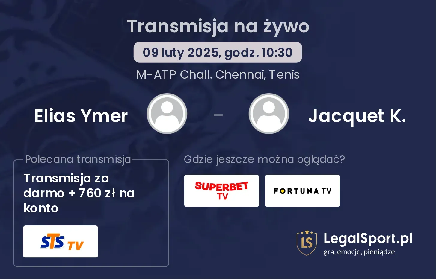 Elias Ymer - Jacquet K. gdzie oglądać?