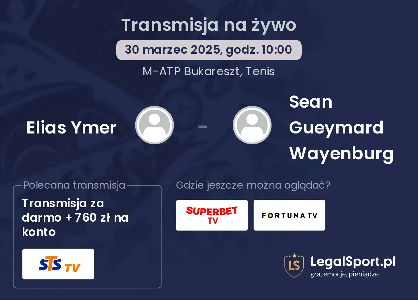 Elias Ymer - Sean Gueymard Wayenburg gdzie oglądać?