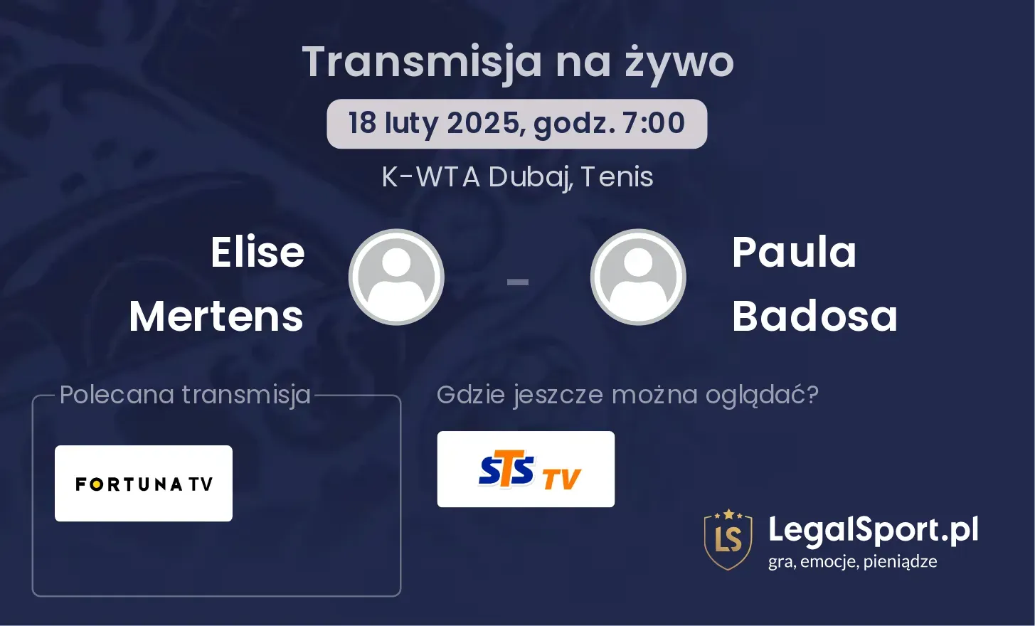 Elise Mertens - Paula Badosa gdzie oglądać?
