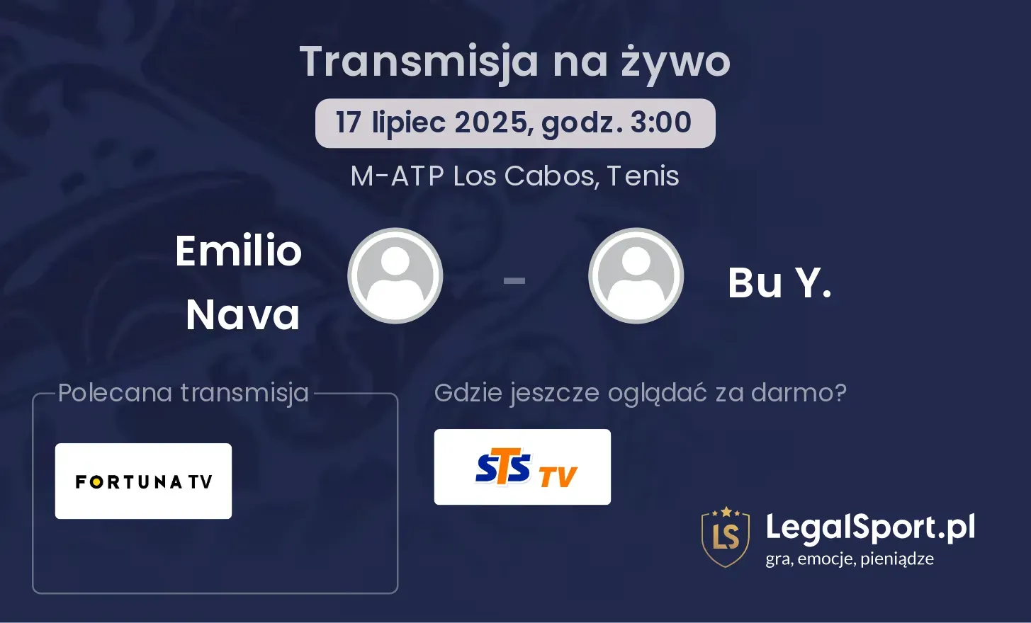 Emilio Nava - Bu Y. gdzie oglądać?