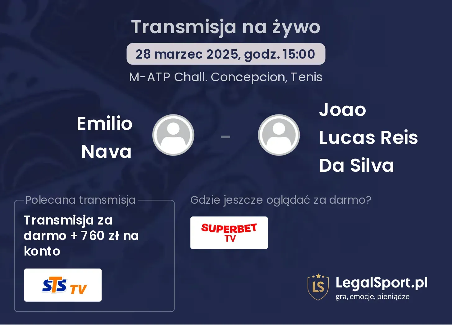 Emilio Nava - Joao Lucas Reis Da Silva gdzie oglądać?