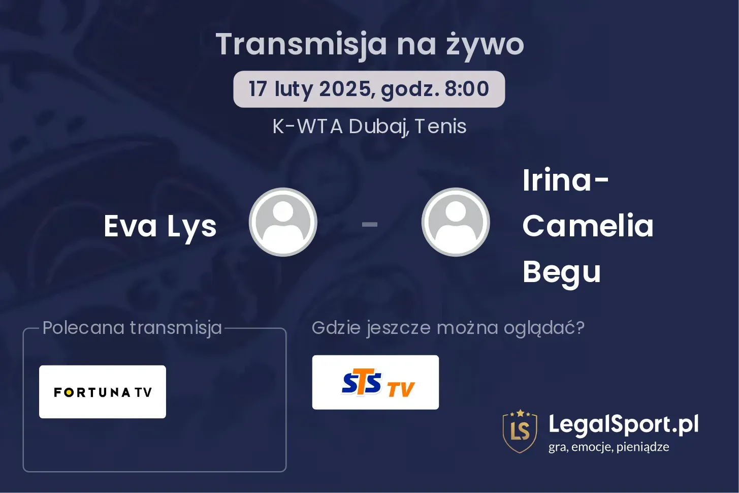 Eva Lys - Irina-Camelia Begu gdzie oglądać?