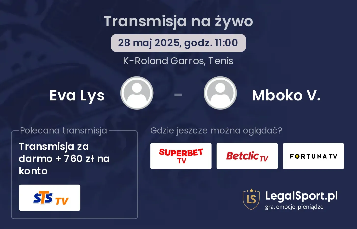 Eva Lys - Mboko V. transmisja na żywo