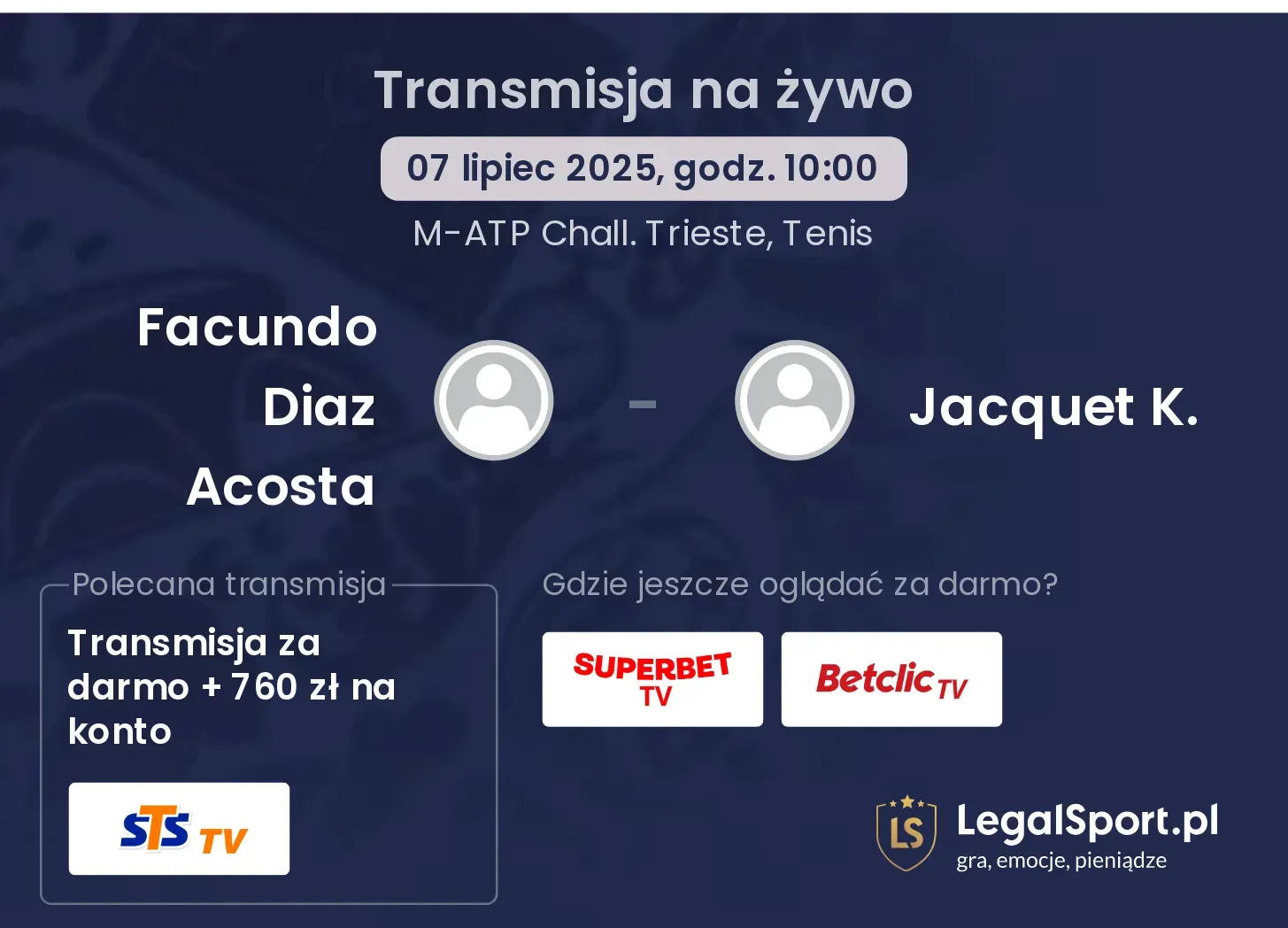 Facundo Diaz Acosta - Jacquet K. gdzie oglądać?