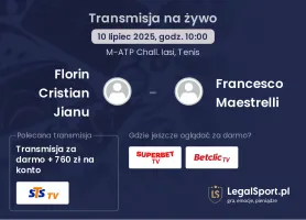 Florin Cristian Jianu - Francesco Maestrelli gdzie oglądać?