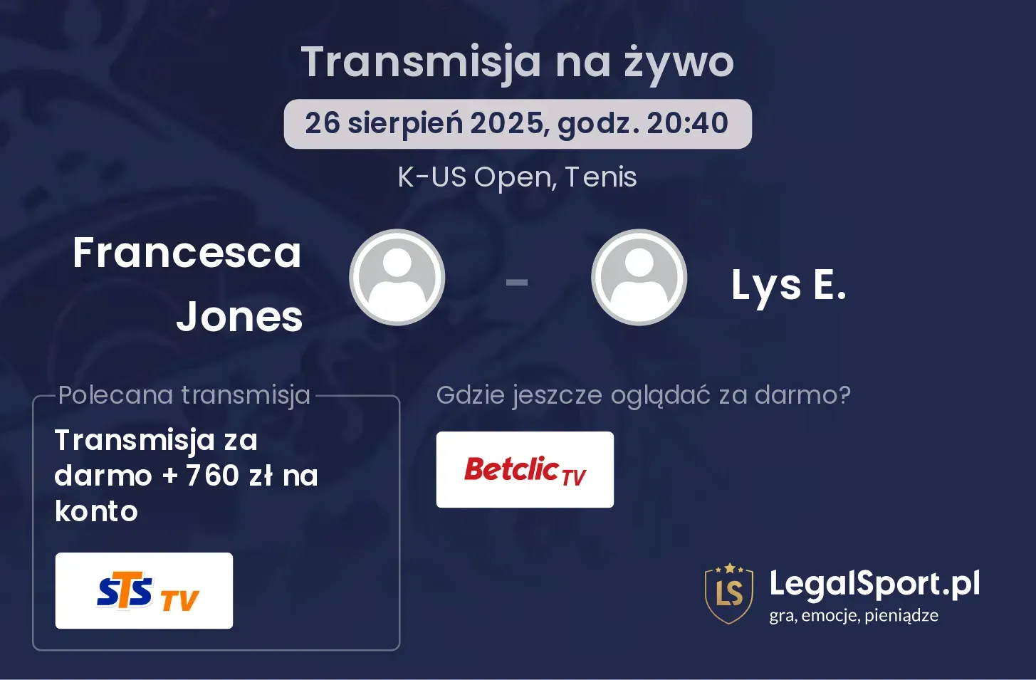 Francesca Jones - Lys E. gdzie oglądać?