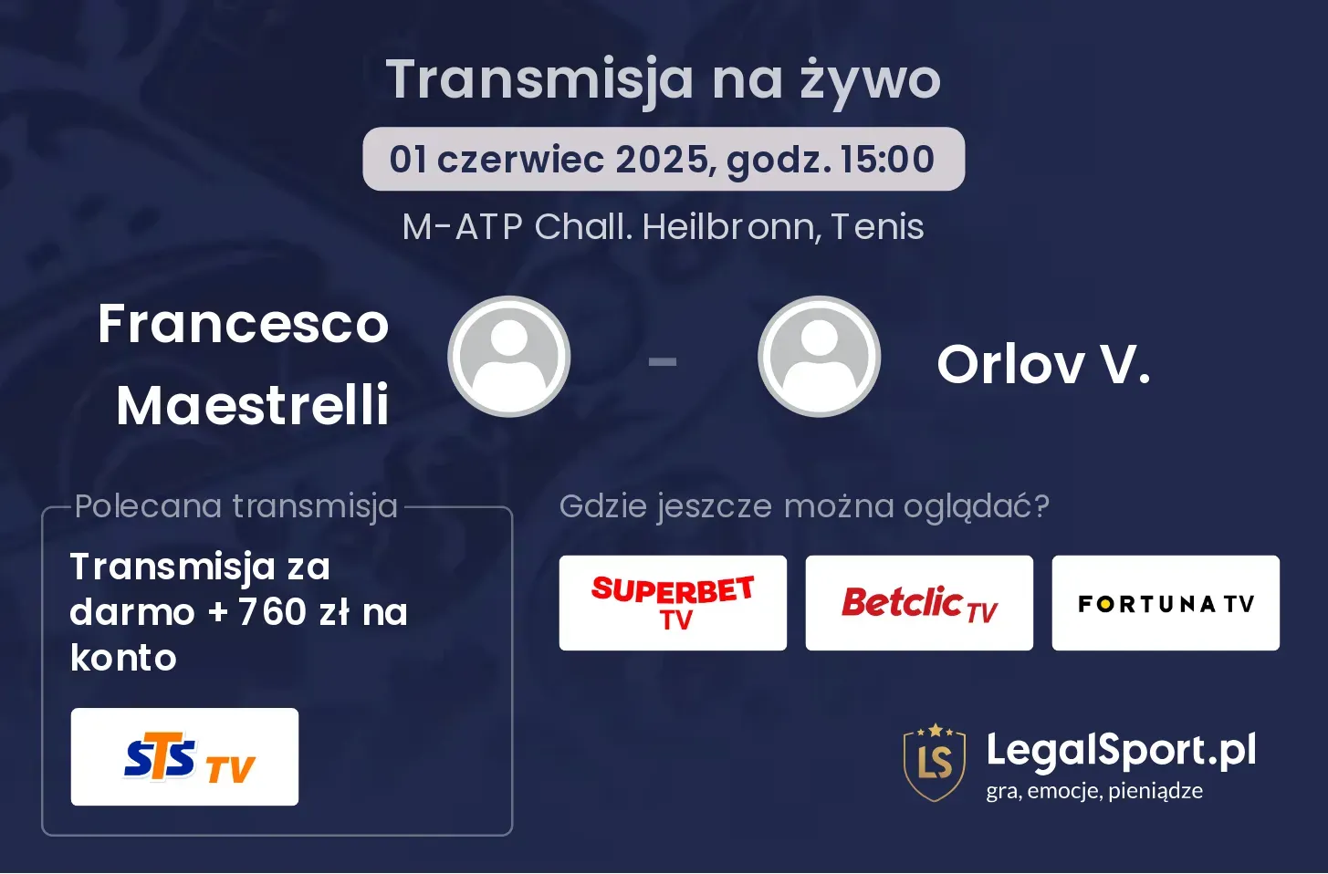 Francesco Maestrelli - Orlov V. gdzie oglądać?
