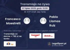Francesco Maestrelli - Pablo Llamas Ruiz gdzie oglądać?