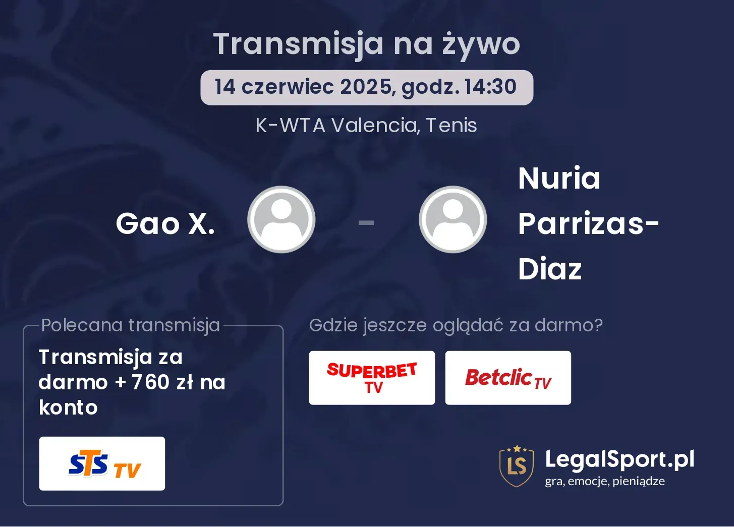 Gao X. - Nuria Parrizas-Diaz gdzie oglądać?