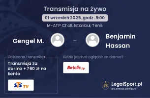 Gengel M. - Benjamin Hassan gdzie oglądać?