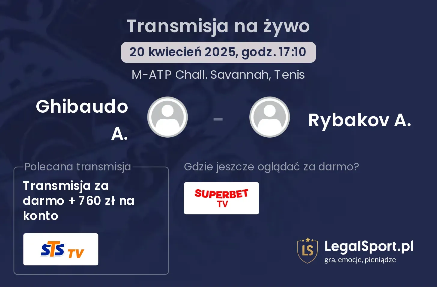 Ghibaudo A. - Rybakov A. gdzie oglądać transmisję?