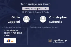Giulio Zeppieri - Christopher Eubanks gdzie oglądać?