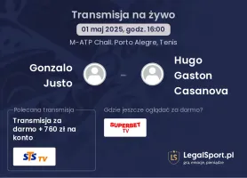 Gonzalo Justo - Hugo Gaston Casanova gdzie oglądać?