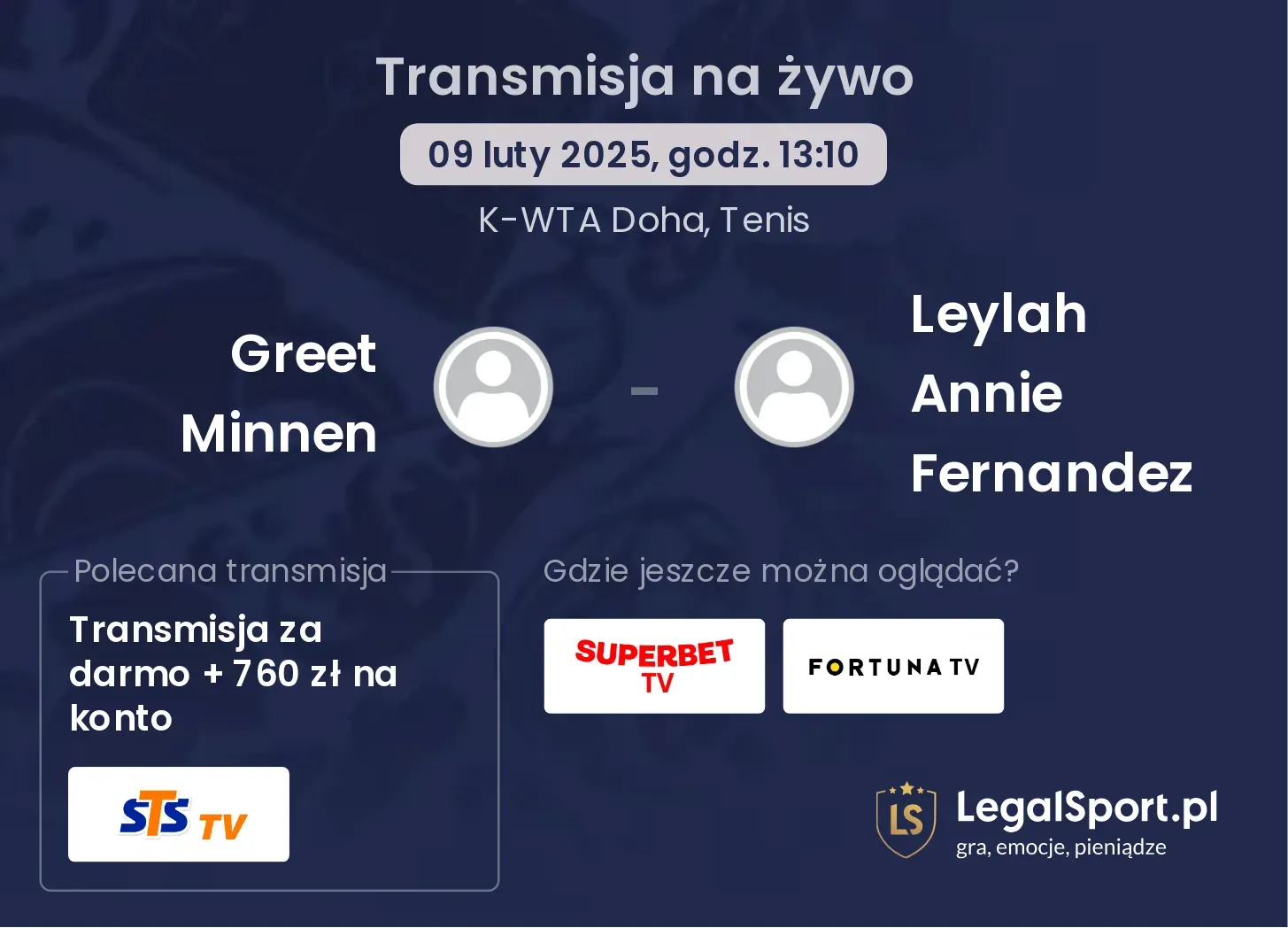 Greet Minnen - Leylah Annie Fernandez gdzie oglądać?