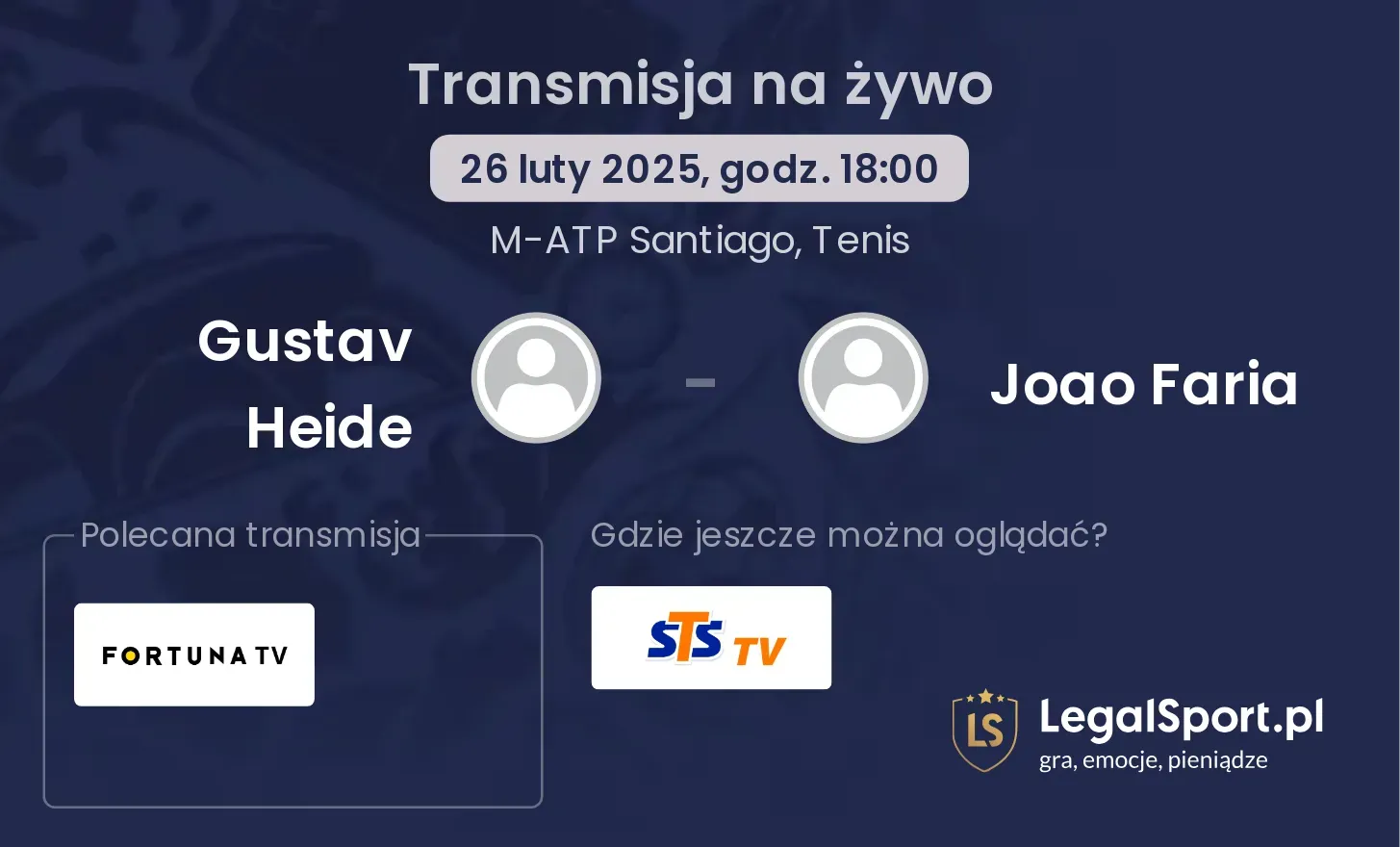 Gustav Heide - Joao Faria gdzie oglądać?