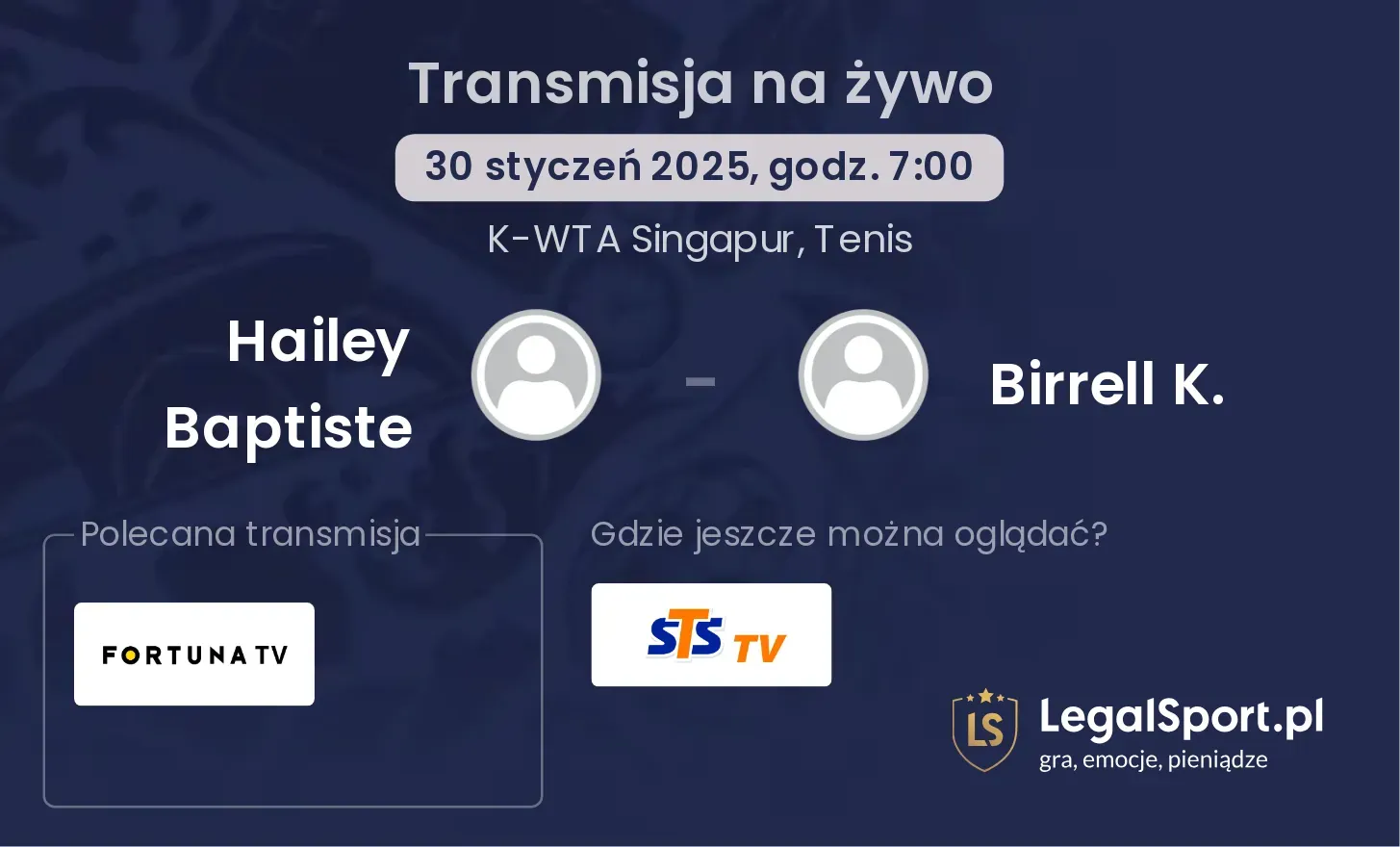 Hailey Baptiste - Birrell K. gdzie oglądać?