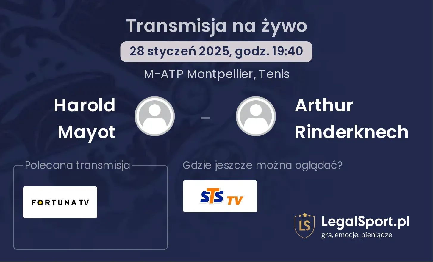 Harold Mayot - Arthur Rinderknech gdzie oglądać?