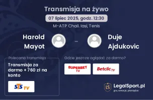 Harold Mayot - Duje Ajdukovic gdzie oglądać?