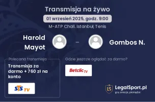 Harold Mayot - Gombos N. gdzie oglądać?