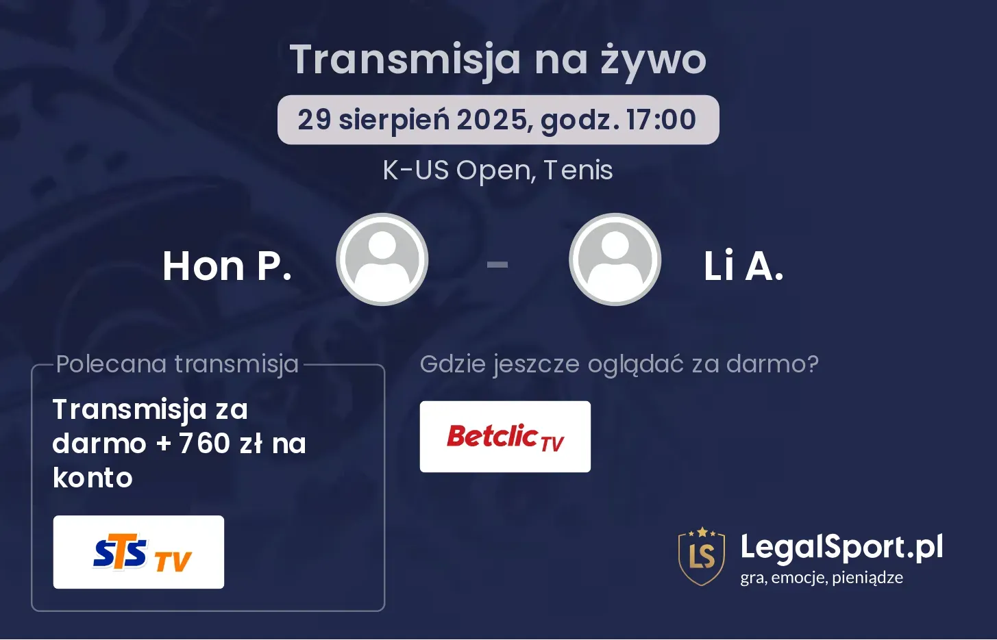 Hon P. - Li A. gdzie oglądać?