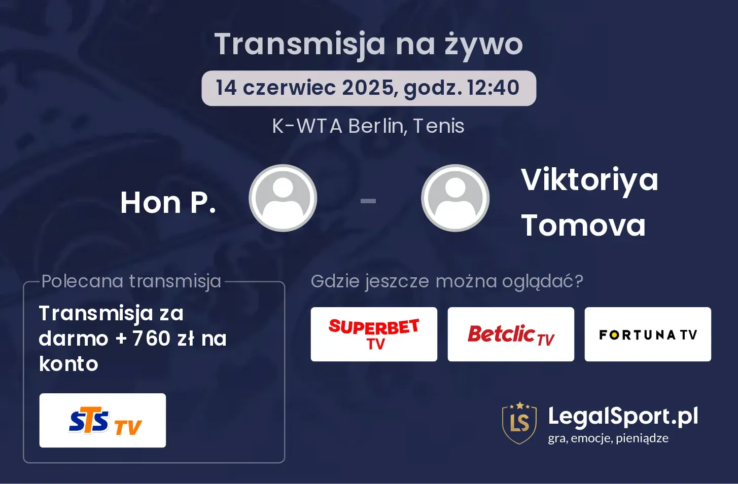 Hon P. - Viktoriya Tomova gdzie oglądać?