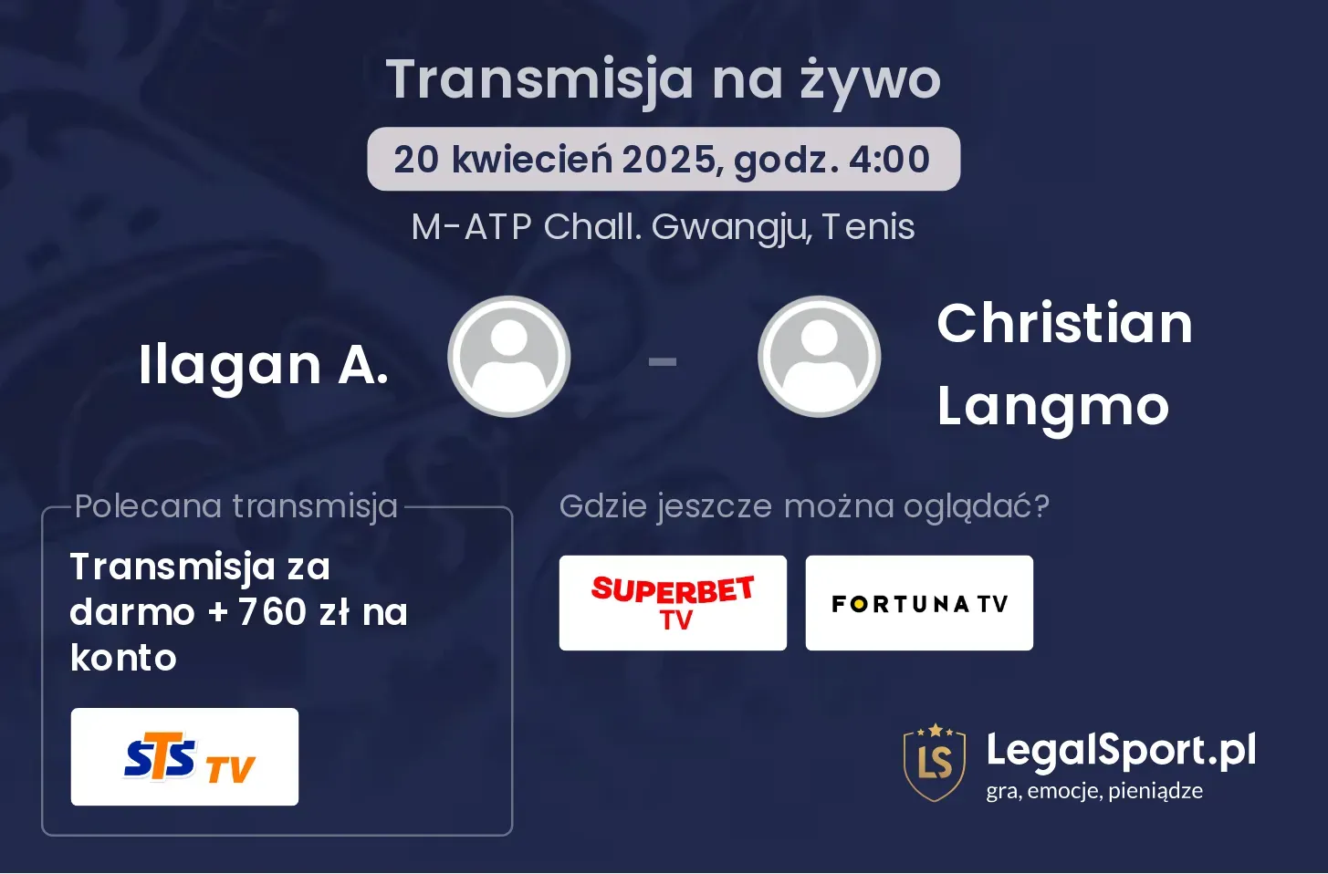 Ilagan A. - Christian Langmo gdzie oglądać?