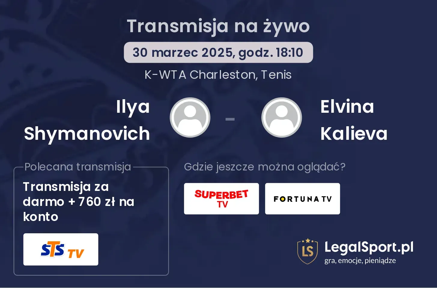 Ilya Shymanovich - Elvina Kalieva gdzie oglądać?