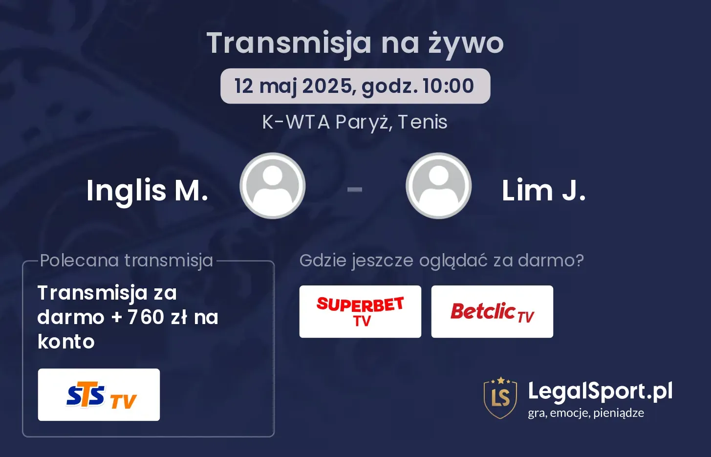 Inglis M. - Lim J. gdzie oglądać?