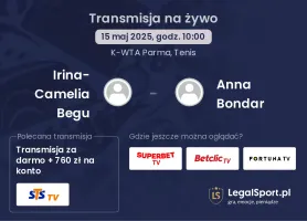 Irina-Camelia Begu - Anna Bondar gdzie oglądać?