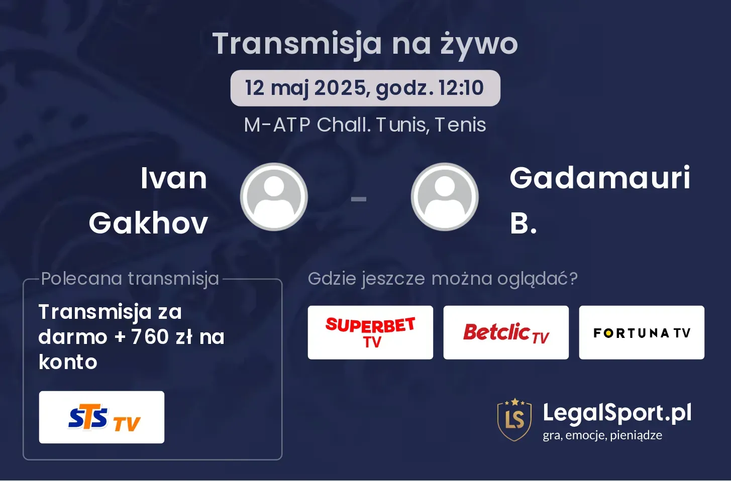 Ivan Gakhov - Gadamauri B. gdzie oglądać transmisję?