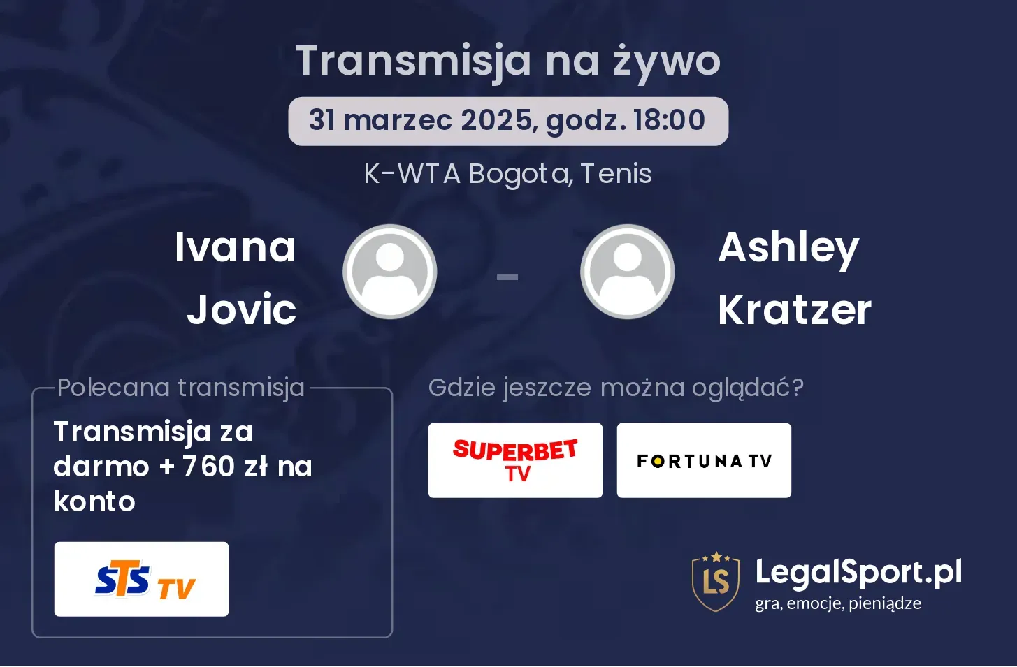 Ivana Jovic - Ashley Kratzer gdzie oglądać?