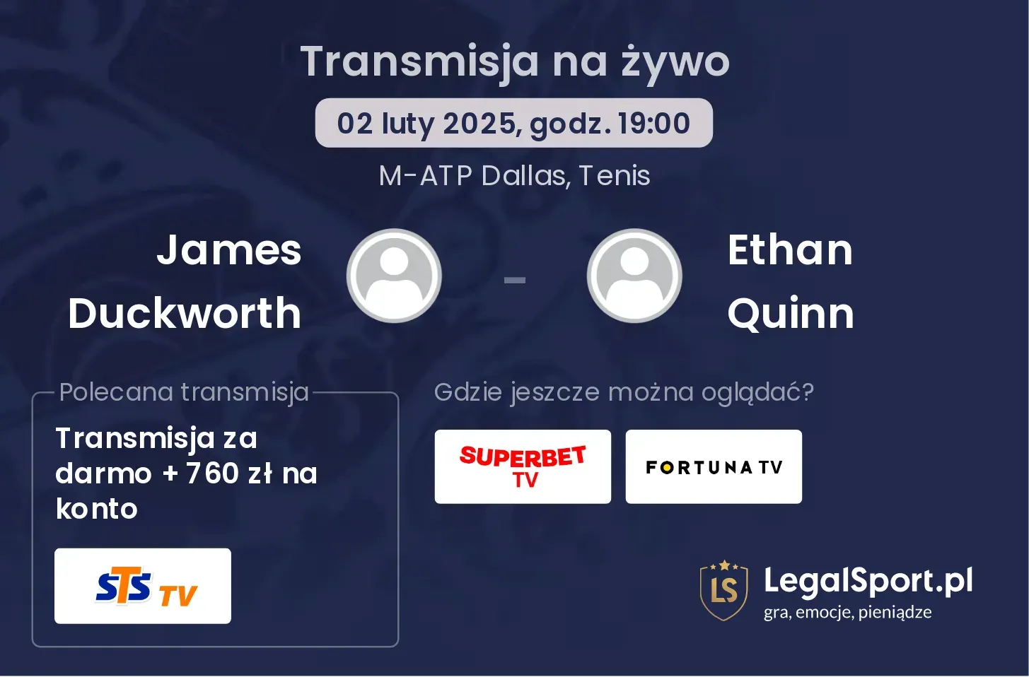 James Duckworth - Ethan Quinn gdzie oglądać?