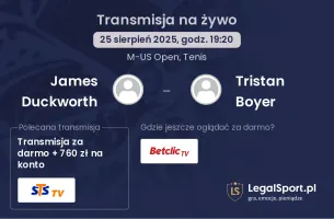 James Duckworth - Tristan Boyer gdzie oglądać?