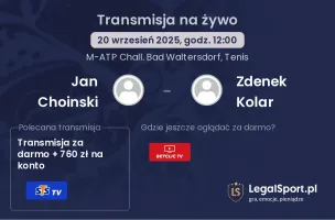 Jan Choinski - Zdenek Kolar gdzie oglądać?