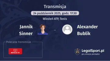 Jannik Sinner - Alexander Bublik gdzie oglądać?