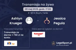 Ashlyn Krueger - Jessica Pegula gdzie oglądać?
