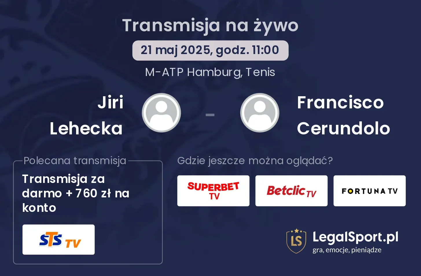 Jiri Lehecka - Francisco Cerundolo gdzie oglądać transmisję?