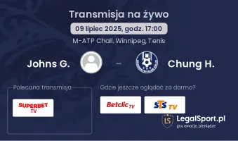 Johns G. - Chung H. gdzie oglądać?