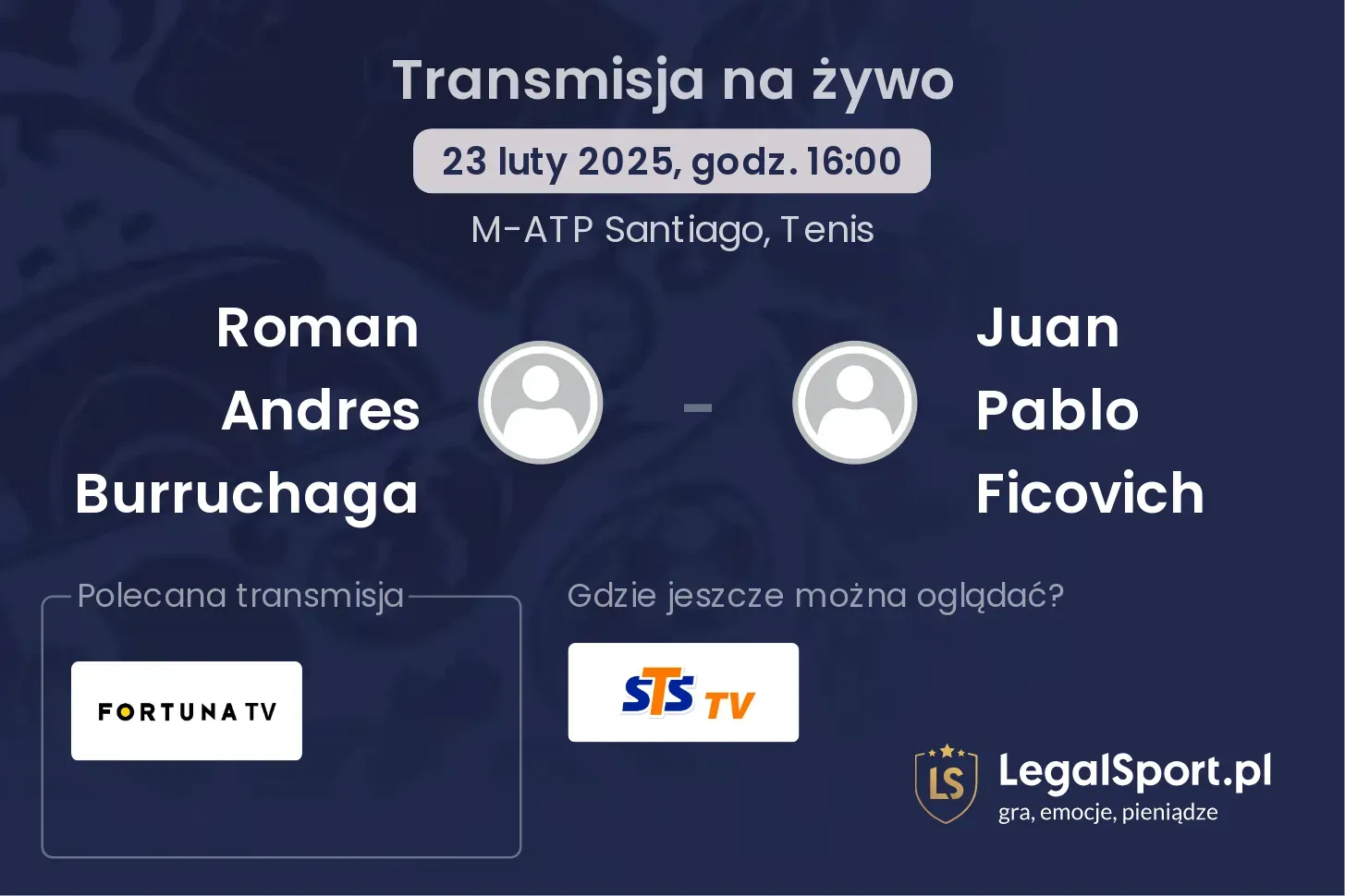Roman Andres Burruchaga - Juan Pablo Ficovich gdzie oglądać?
