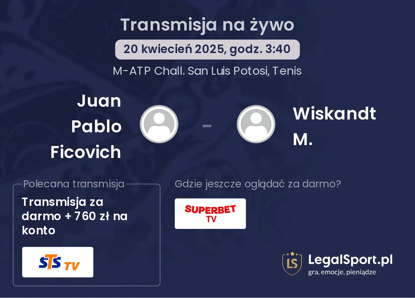 Juan Pablo Ficovich - Wiskandt M. gdzie oglądać?