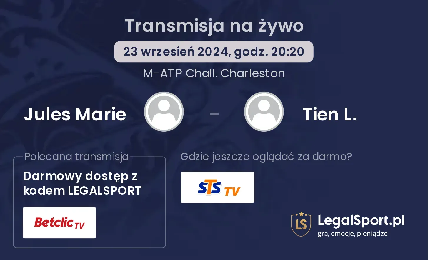 Jules Marie - Tien L. gdzie oglądać? 23.09, godz. 20:20